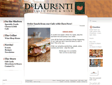 Tablet Screenshot of delaurenti.com